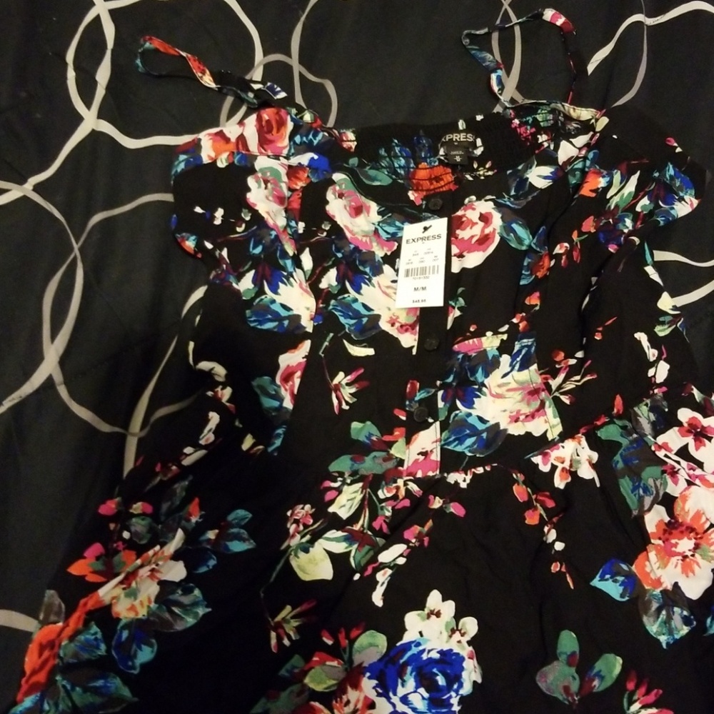 Express Floral Cami Sundress